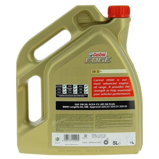 Олива моторна Castrol Edge 5W30 M BMW LL 04 5L