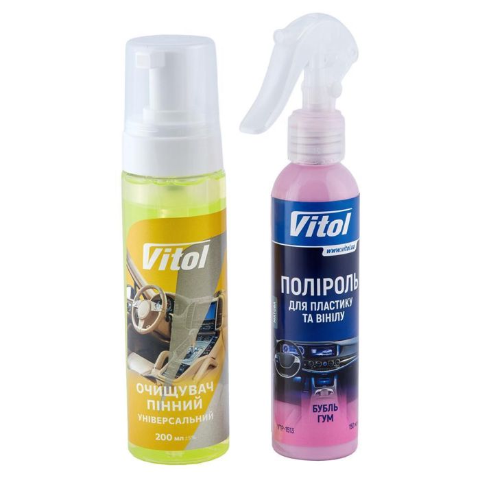 Набір для догляду за пластиком та вінілом VITOL