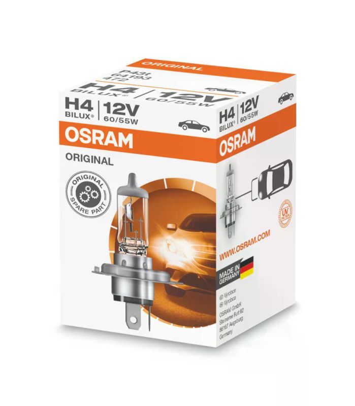 Автолампа Osram (H4 12V 60/55W P43t)