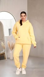 Костюм жіночий світло-жовтий 3XL