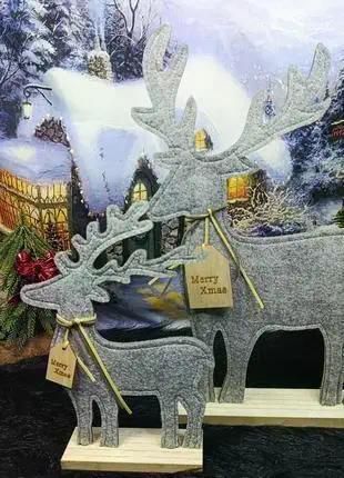Набір декоративних фігурок у вигляді оленів ( к-т-2 шт.)
